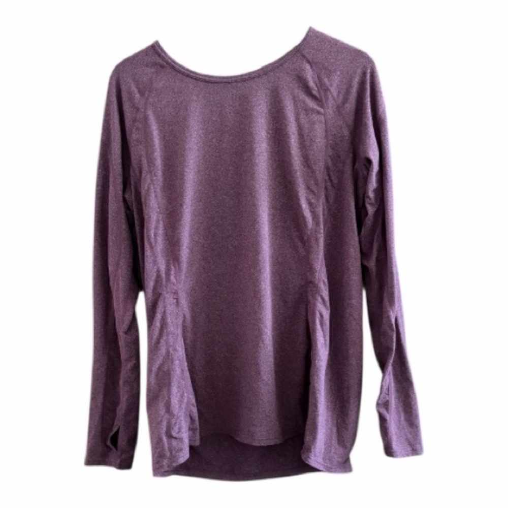 GAP Women's Long Sleeve Top in Rich Purple